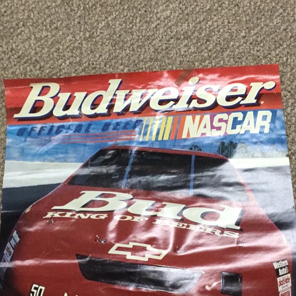 Budweiser NASCAR poster